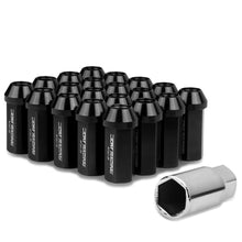 Load image into Gallery viewer, Aluminum Lug Nuts M12 x 1.25 Acorn Extended Closed End 20pc Black