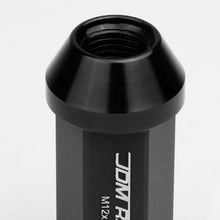 Load image into Gallery viewer, Aluminum Lug Nuts M12 x 1.25 Acorn Extended Closed End 20pc Black