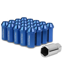Load image into Gallery viewer, M12 x 1.25 Acorn Style Extended Lug Nuts - Blue Aluminum