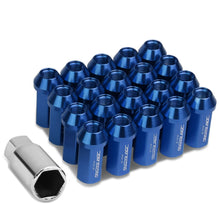 Load image into Gallery viewer, M12 x 1.25 Acorn Style Extended Lug Nuts - Blue Aluminum
