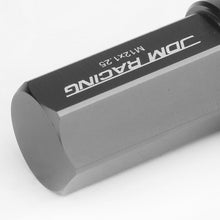 Load image into Gallery viewer, Acorn Style Extended Lug Nuts M12x1.25 50mm Gun Metal Aluminum 20pc