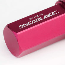 Load image into Gallery viewer, M12 x 1.25 Acorn Style Extended Lug Nuts - Aluminum Pink 20pc