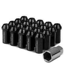 Load image into Gallery viewer, M12 x 1.5 Acorn Style Extended Lug Nuts - Aluminum Black 20pc Set
