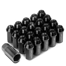 Load image into Gallery viewer, M12 x 1.5 Acorn Style Extended Lug Nuts - Aluminum Black 20pc Set