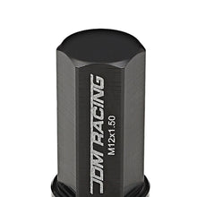 Load image into Gallery viewer, M12 x 1.5 Acorn Style Extended Lug Nuts - Aluminum Black 20pc Set