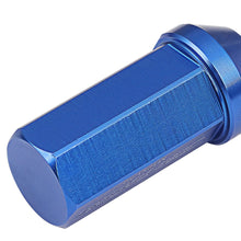 Load image into Gallery viewer, M12 X 1.5 Extended Acorn Lug Nuts 50mm Blue Aluminum 20pc Kit