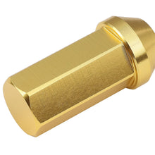 Load image into Gallery viewer, M12 x 1.5 Acorn Style Extended Lug Nuts 20pc Set Gold Aluminum