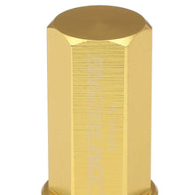 Load image into Gallery viewer, M12 x 1.5 Acorn Style Extended Lug Nuts 20pc Set Gold Aluminum