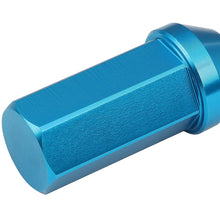Load image into Gallery viewer, M12 x 1.5 Aluminum Acorn Lug Nuts 50mm Extended Closed End Light Blue 20pc