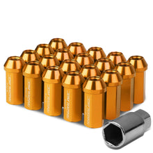 Load image into Gallery viewer, Aluminum Lug Nuts M12 x 1.5 Acorn Style Extended Orange 20pc Set