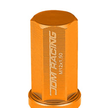 Load image into Gallery viewer, Aluminum Lug Nuts M12 x 1.5 Acorn Style Extended Orange 20pc Set