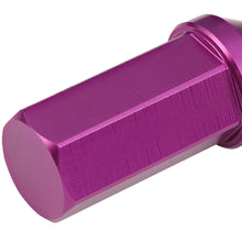 Load image into Gallery viewer, M12 x 1.5 Purple Aluminum Extended Acorn Lug Nuts 50mm 20pc Kit