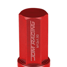Load image into Gallery viewer, Acorn Style Extended Lug Nuts M12 x 1.5 Red Aluminum 20PCS