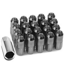 Load image into Gallery viewer, M12 X 1.25 Extended Grooved Shank Lug Nuts 20pc Set - Aluminum