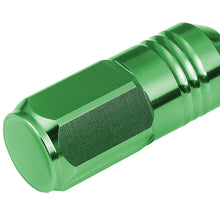 Load image into Gallery viewer, M12 x 1.25 Extended Closed End Lug Nuts 20pc Set Aluminum Green