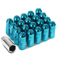 Load image into Gallery viewer, Aluminum Lug Nuts M12x1.25 50mm Grooved Shank Extended Closed End 20pc