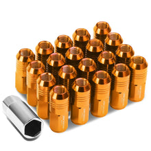 Load image into Gallery viewer, M12 x 1.25 Extended Grooved Shank Lug Nuts - 20 Piece Set Aluminum