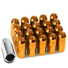 Load image into Gallery viewer, M12 x 1.25 Extended Grooved Shank Lug Nuts - 20 Piece Set Aluminum
