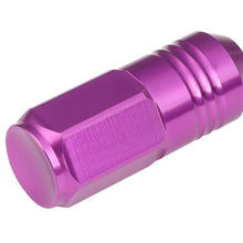 Load image into Gallery viewer, M12 x 1.25 Extended Closed End Lug Nuts 50mm Purple Aluminum 20pc