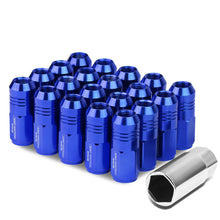 Load image into Gallery viewer, M12 x 1.5 Extended Grooved Shank Lug Nuts 20pc Set - Aluminum