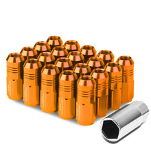 Load image into Gallery viewer, M12 x 1.5 Extended Grooved Shank Lug Nuts 20pc Set - Aluminum