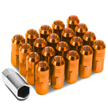 Load image into Gallery viewer, M12 x 1.5 Extended Grooved Shank Lug Nuts 20pc Set - Aluminum