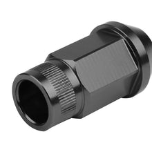 Load image into Gallery viewer, M12x1.25 Aluminum Acorn Knurled Extended Lug Nuts 20pc Gun Metal