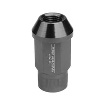 Load image into Gallery viewer, M12x1.25 Aluminum Acorn Knurled Extended Lug Nuts 20pc Gun Metal