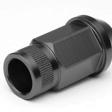 Load image into Gallery viewer, M12x1.5 Aluminum Lug Nuts - Acorn Knurled Extended 44mm 20pc Gun Metal