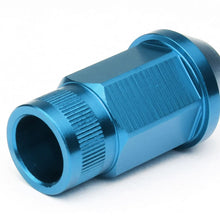 Load image into Gallery viewer, M12x1.5 Extended Acorn Lug Nuts - 44mm Aluminum - Light Blue 20pc