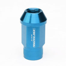 Load image into Gallery viewer, M12x1.5 Extended Acorn Lug Nuts - 44mm Aluminum - Light Blue 20pc