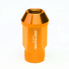 Load image into Gallery viewer, M12x1.5 Aluminum Lug Nuts - 44mm Extended Acorn Knurled - Orange 20pc
