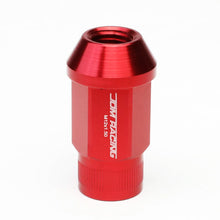 Load image into Gallery viewer, M12x1.5 Aluminum Lug Nuts - Extended Acorn Knurled 44mm - 20pc Red