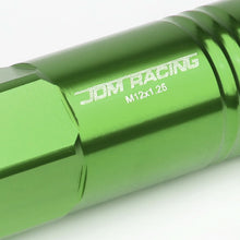Load image into Gallery viewer, M12 X 1.25 Extended Aluminum Lug Nuts - Green 20pc Set