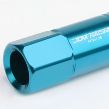 Load image into Gallery viewer, M12 x 1.25 Aluminum Lug Nuts Extended 60mm 20pc Set Light Blue