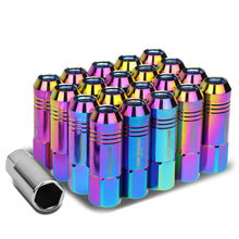 Load image into Gallery viewer, M12 x 1.25 Extended Aluminum Lug Nuts - Neochrome 20pc Kit