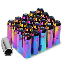Load image into Gallery viewer, M12 x 1.25 Extended Aluminum Lug Nuts - Neochrome 20pc Kit