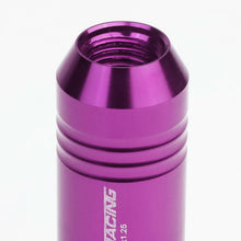 Load image into Gallery viewer, M12 x 1.25 Extended Purple Aluminum Lug Nuts - 20 Pack with Adapter