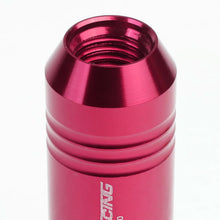 Load image into Gallery viewer, Extended Aluminum Lug Nuts M12 x 1.5 Rib Shank 20pc Pink