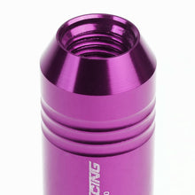 Load image into Gallery viewer, M12 x 1.5 Extended Aluminum Lug Nuts - 60mm Tall - Purple 20pc Set