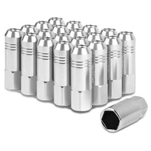 Load image into Gallery viewer, Universal Aluminum M12 x 1.5 Extended Lug Nuts - 60mm Rib Shank - 20pc