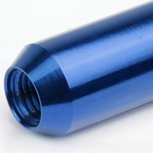 Load image into Gallery viewer, M12 x 1.25 Extended Open End Lug Nuts w/ Locks - Blue Aluminum