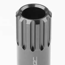 Load image into Gallery viewer, M12 x 1.25 Extended Lug Nuts with Locks 16pc Set Aluminum Gun Metal