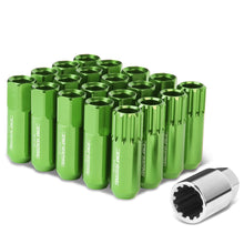 Load image into Gallery viewer, M12 x 1.25 Extended Open End Lug Nuts with Locks - Aluminum