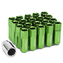 Load image into Gallery viewer, M12 x 1.25 Extended Open End Lug Nuts with Locks - Aluminum