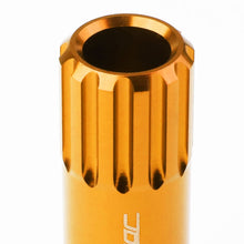 Load image into Gallery viewer, M12 x 1.25 Extended Aluminum Lug Nuts with Locks - Orange 16pc Set