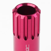 Load image into Gallery viewer, M12 x 1.25 Extended Pink Aluminum Lug Nuts Set - 16 Pcs + 4 Locks