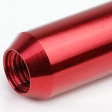 Load image into Gallery viewer, M12 x 1.25 Extended Aluminum Lug Nuts 60mm Red 16pc + 4 Locks