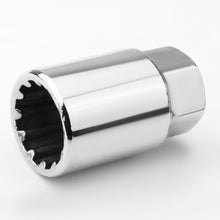 Load image into Gallery viewer, M12 x 1.25 Extended Aluminum Lug Nuts 60mm Red 16pc + 4 Locks