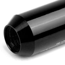 Load image into Gallery viewer, M12 x 1.5 Extended Aluminum Lug Nuts - 60mm Tall - Black 20pc Set